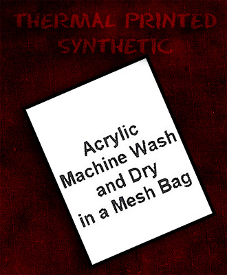 Printed care instructions